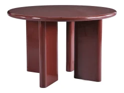 Mesa de jantar redonda para 4 pessoas em MDF - Bordeaux - LUKAVO