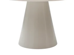 Mesa de jantar redonda para 4 pessoas em MDF - Bege - ANTALIZA