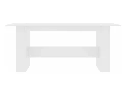 Mesa de jantar 180x90x76 cm derivados de madeira branco