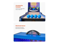 Mesa de Jogo de Arcade SucceBuy, Roll & Score 2,4 m, Contador Eletrônico, Sala de Jogos Familiar
