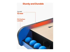Mesa de Jogo de Arcade SucceBuy, Roll & Score 2,4 m, Contador Eletrônico, Sala de Jogos Familiar