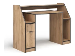 Mesa de jogos carvalho goldkraft 123.2x45x90 joel