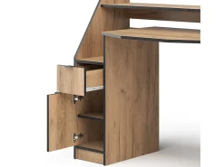 Mesa de jogos carvalho goldkraft 123.2x45x90 joel