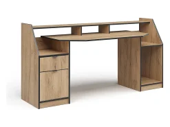Mesa de jogos carvalho goldkraft 179.8x65.5x90.6 joel