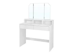 Mesa de maquilhagem 100x40x142 cm branca