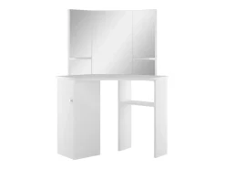 Mesa de maquilhagem/toucador de canto branco