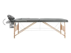 Mesa de massagem com 2 zonas estrutura de madeira 186 x 68 cm cinza antracite 02_0001800