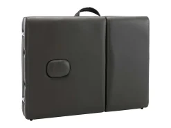 Mesa de massagem de 4 seções com estrutura em aço inoxidável 186 x 68 cm antracite 02_0001799