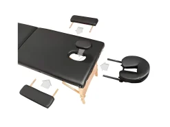 Mesa de massagem de 2 seções com bolsa de transporte preta 08_0000464