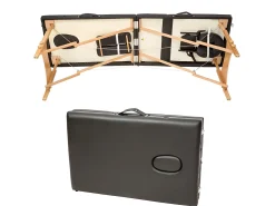 Mesa de massagem de 2 seções com bolsa de transporte preta 08_0000464