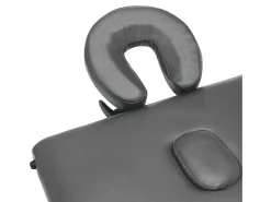 Mesa de massagem de 2 seções com estrutura em aço inoxidável 186 x 68 cm antracite 02_0001797