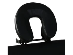 Mesa de massagem dobrável com 2 zonas e estrutura em aço inoxidável preto 02_0001886