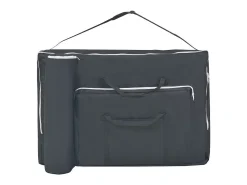 Mesa de massagem dobrável com 3 seções 10 cm de espessura preta 02_0001869