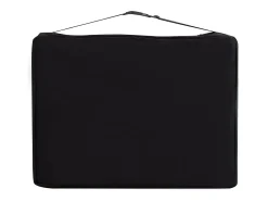 Mesa de massagem dobrável 3 seções aço inoxidável preto e branco 02_0001822