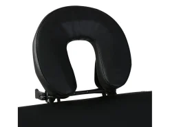 Mesa de massagem dobrável com 4 zonas e estrutura em aço inoxidável preto 02_0001890