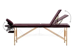 Mesa de massagem dobrável 3 seções madeira roxa vinho 02_0001839