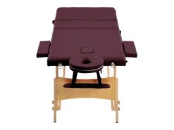 Mesa de massagem dobrável 3 seções madeira roxa vinho 02_0001839