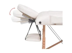 Mesa de massagem dobrável com 3 seções 10 cm de espessura branca 02_0001868