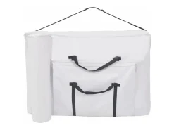 Mesa de massagem dobrável com 3 seções 10 cm de espessura branca 02_0001868