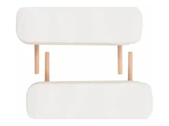 Mesa de massagem dobrável com 3 seções 10 cm de espessura branca 02_0001868
