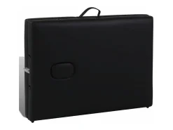 Mesa de massagem dobrável de 3 seções com estrutura de madeira preta 02_0001889