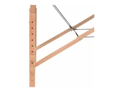 Mesa de massagem dobrável com 2 seções 10 cm de espessura branca 02_0001866