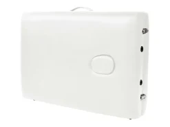 Mesa de massagem dobrável com 2 seções 10 cm de espessura branca 02_0001866