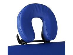 Mesa de massagem dobrável com 2 zonas e estrutura em aço inoxidável azul 02_0001879