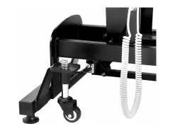 Mesa de massagem elétrica profissional maca de massagem mesa de tratamento fisioterapêutico 2 motores 200 kg preta 14_0007755