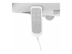 Mesa de massagem elétrica profissional maca de massagem mesa de tratamento fisioterápico 2 motores 200 kg branca 14_0007753