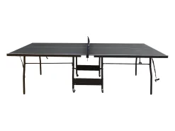 Mesa de pingue-pongue dobrável com rodas para interior cinza C274xL152,5xA76 cm GARRY