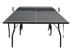 Mesa de pingue-pongue dobrável com rodas para interior cinza C274xL152,5xA76 cm GARRY