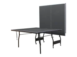 Mesa de pingue-pongue dobrável com rodas para interior cinza C274xL152,5xA76 cm GARRY