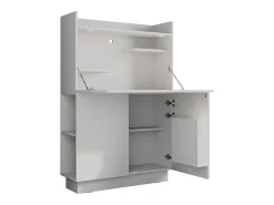 Mesa de secretária branco 85x27x118.9 alena