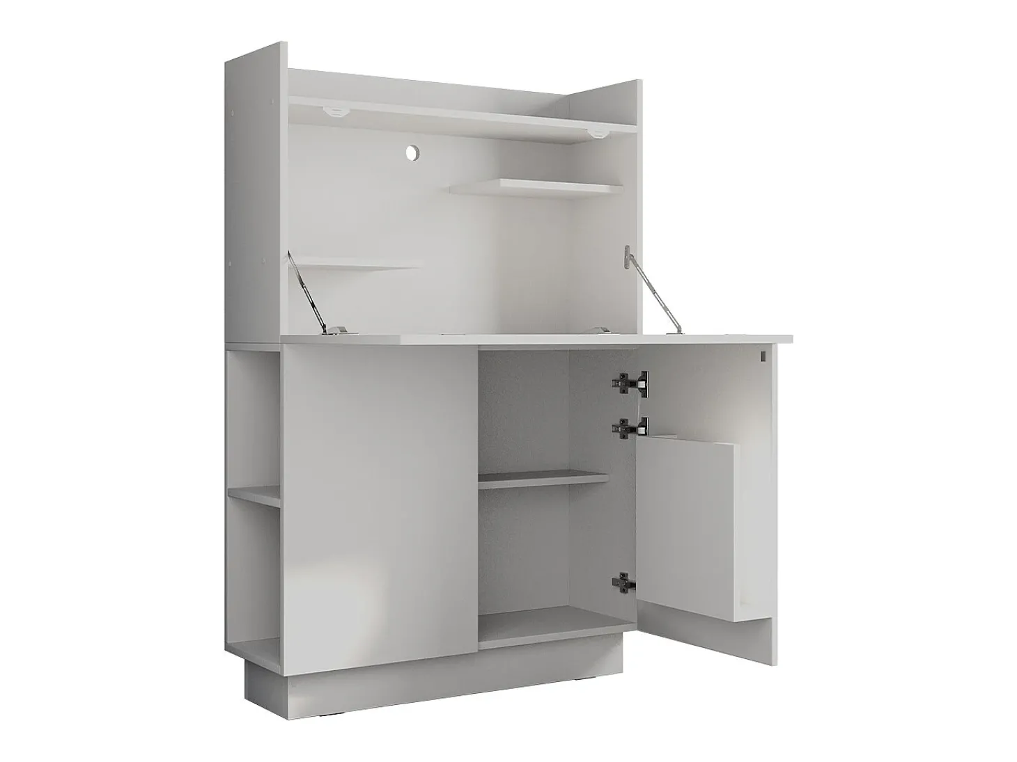 Mesa de secretária branco 85x27x118.9 alena