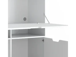 Mesa de secretária branco 110x45x140 berdi