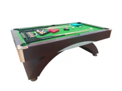 Mesa de sinuca moderna de 8 Pés com banco de armazenamento – Poseidon
