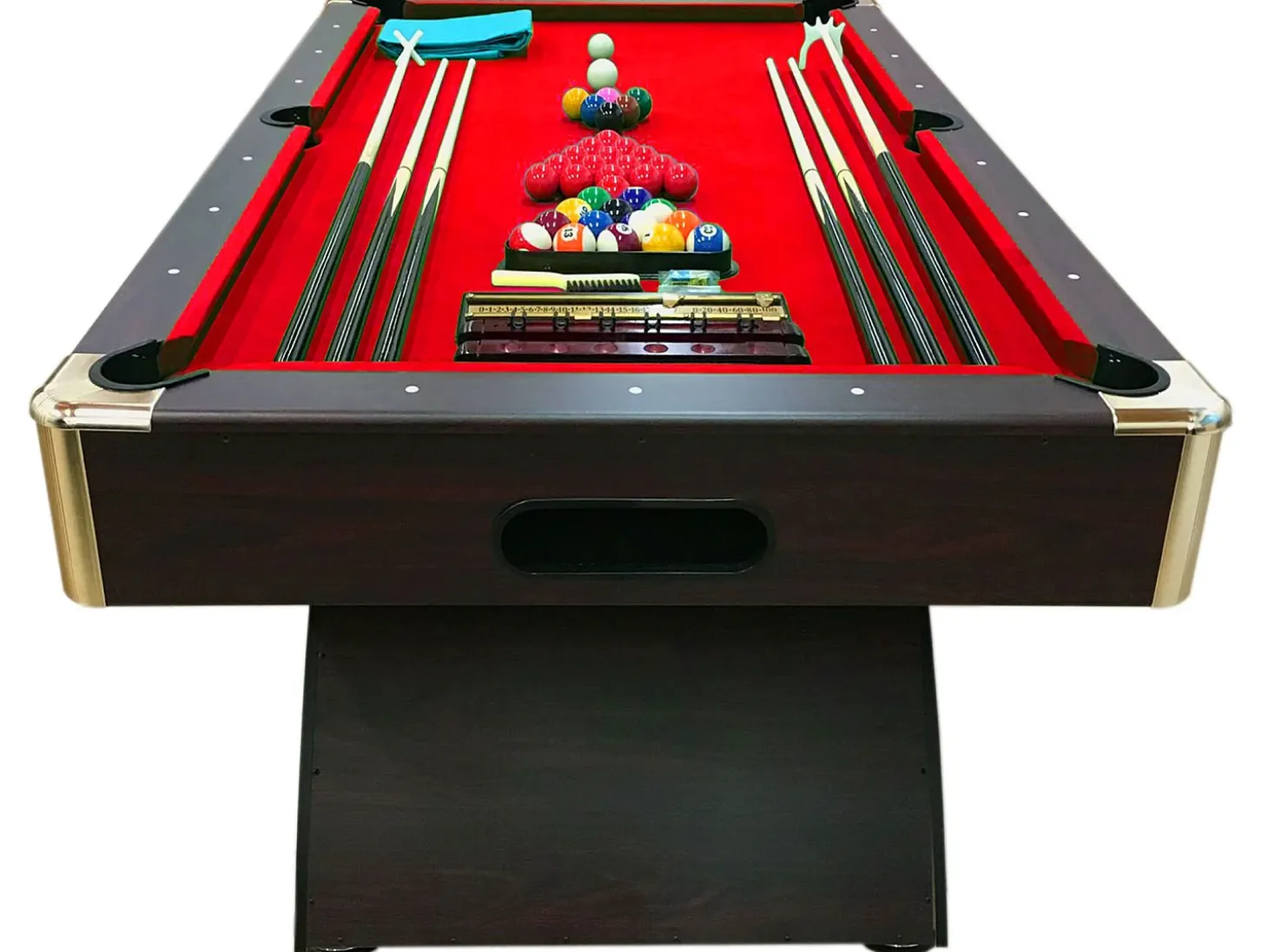 Mesa de sinuca moderna de 7 pés completa com acessórios - Venon