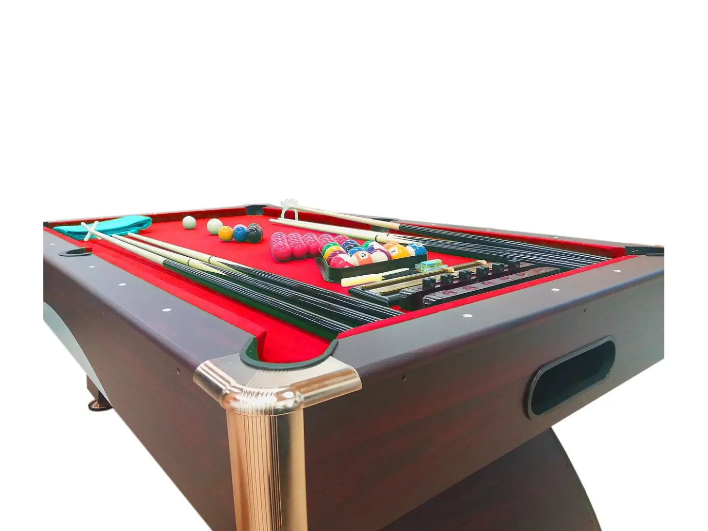 Mesa de sinuca moderna de 7 pés completa com acessórios - Venon