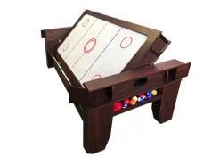 Mesa de sinuca multijogos de 7 pés com air hockey – Panther