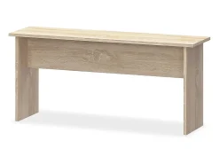 Mesa e bancos de jantar 3 pcs aglomerado carvalho