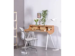 Mesa escandinava em madeira maciça de carvalho - Oakland - Roble Americano
