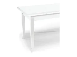 Mesa extensível de madeira branca 140x80 - 220x80 cm - SANTA CROCE