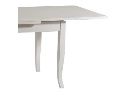 Mesa extensível de madeira branca 100x70 - 180x70 cm - SANTA CROCE