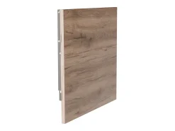 Mesa extensível de parede 68x68 cm Carvalho Chocolate - tampo para cozinha e divisões pequenas