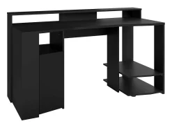 Mesa Gamer Preta c/ LED 87x152x62 cm