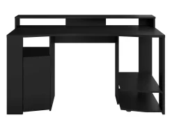 Mesa Gamer Preta c/ LED 87x152x62 cm