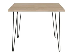 Mesa HAIRPIN 90 x 90 cm para cozinha, sala de estar, sala de jantar Carvalho Sonoma
