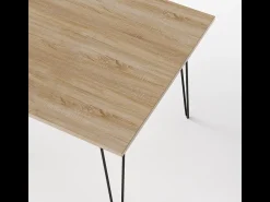 Mesa HAIRPIN 90 x 90 cm para cozinha, sala de estar, sala de jantar Carvalho Sonoma