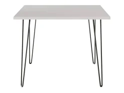 Mesa HAIRPIN 90 x 90 cm para cozinha, sala de estar, sala de jantar Cinza